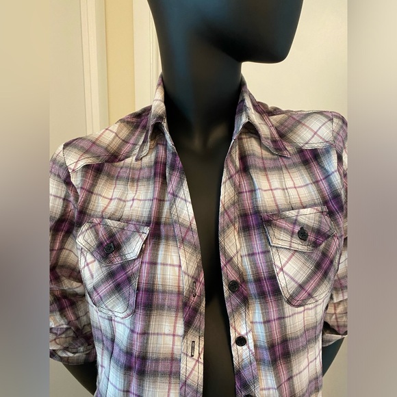 Plaid Long Sleeve Shirt - Picture 4 of 6